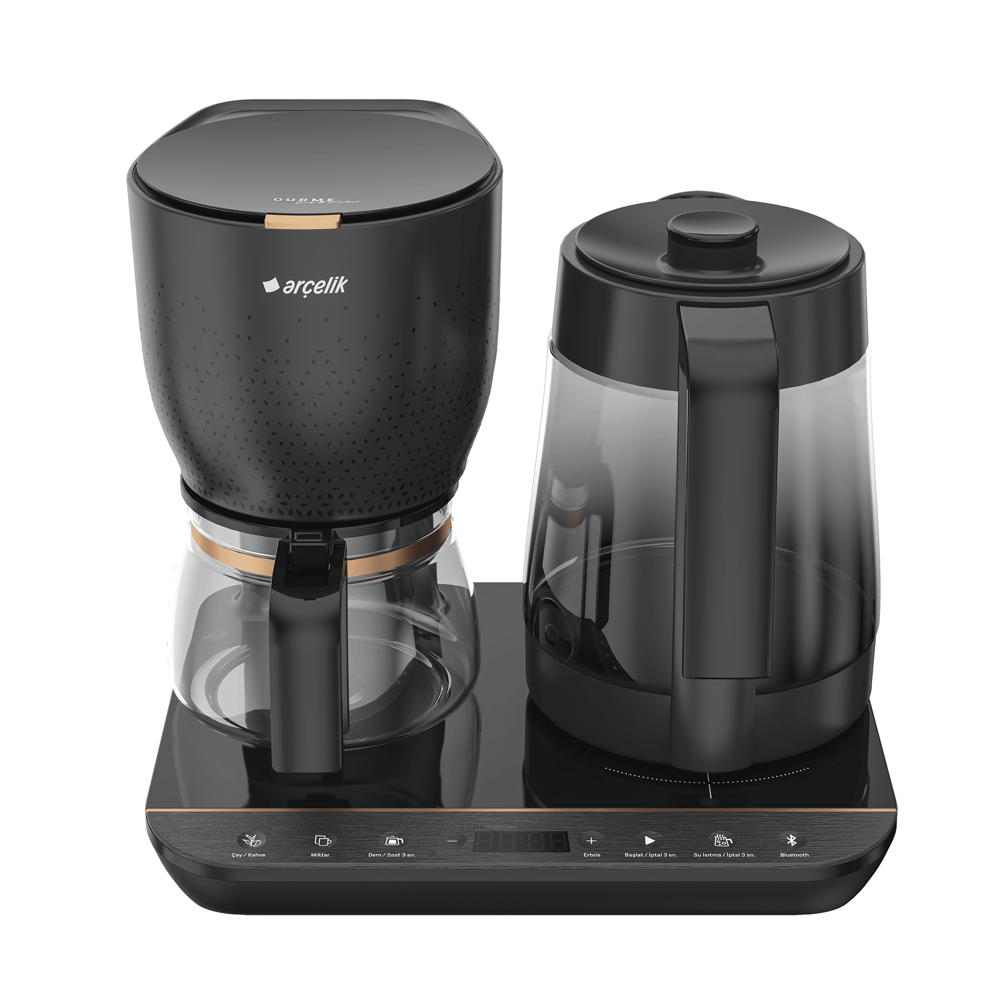 ARCELIK CFM 9449 S Gurme Otomatik 1,8 l Filtre Kahve ve Çay Makinesi Siyah