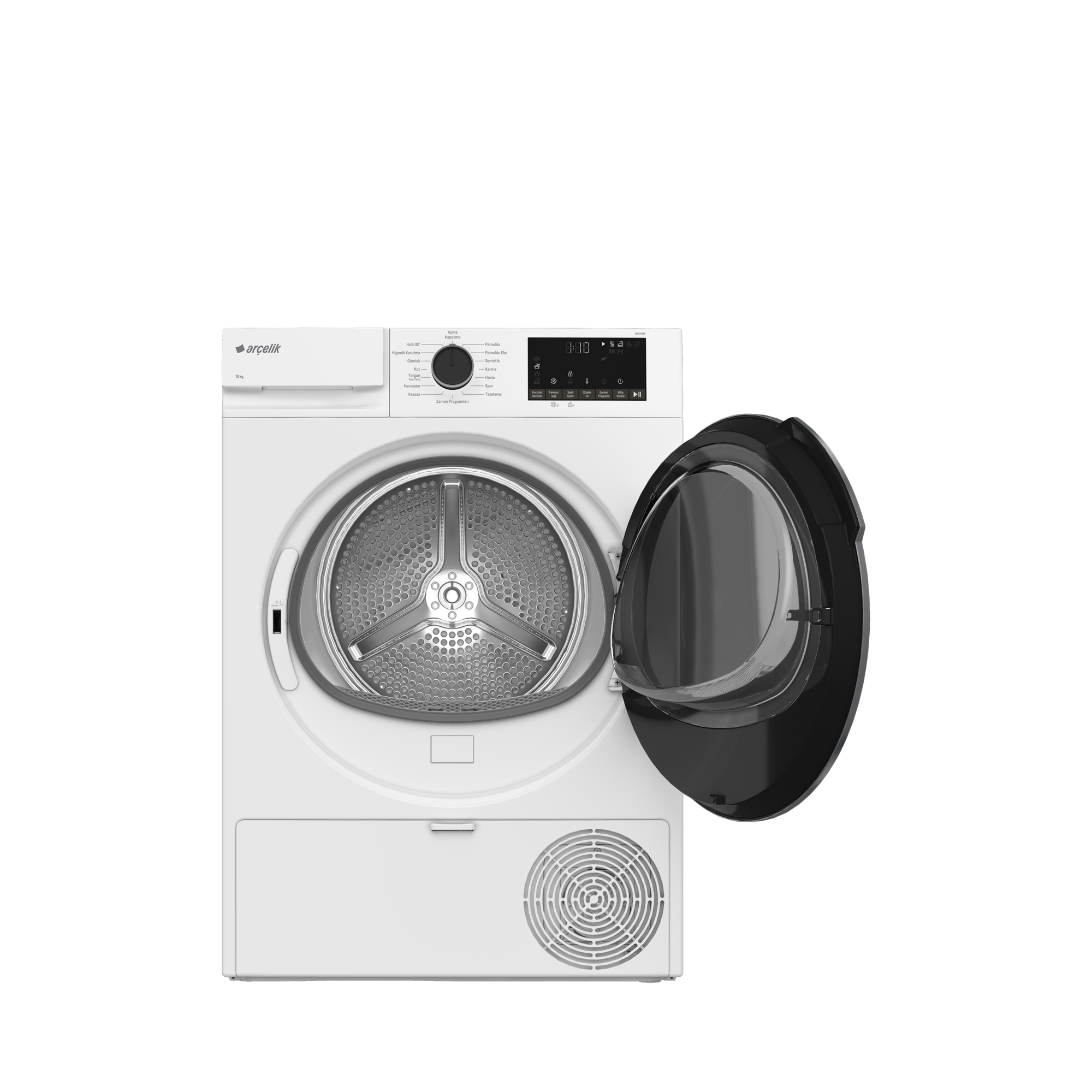 ARCELIK 1001 KMX E Enerji Sınıfı 10 kg Kurutma Makinesi Beyaz
