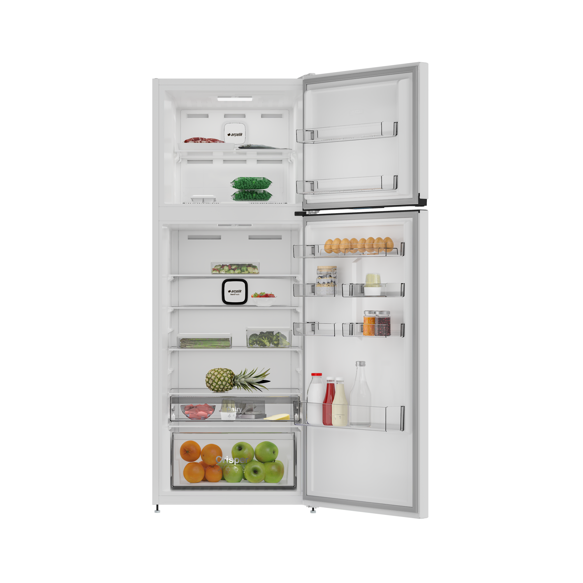 ARCELIK 570477 EB  No Frost E Enerji Sınıfı Buzdolabı Beyaz