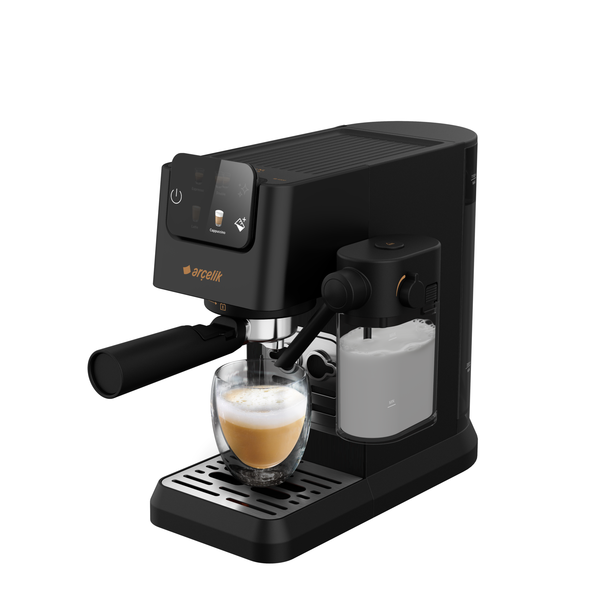 ARCELIK Imperium Barista EM 3353 Yarı Otomatik Espresso Makinesi Siyah