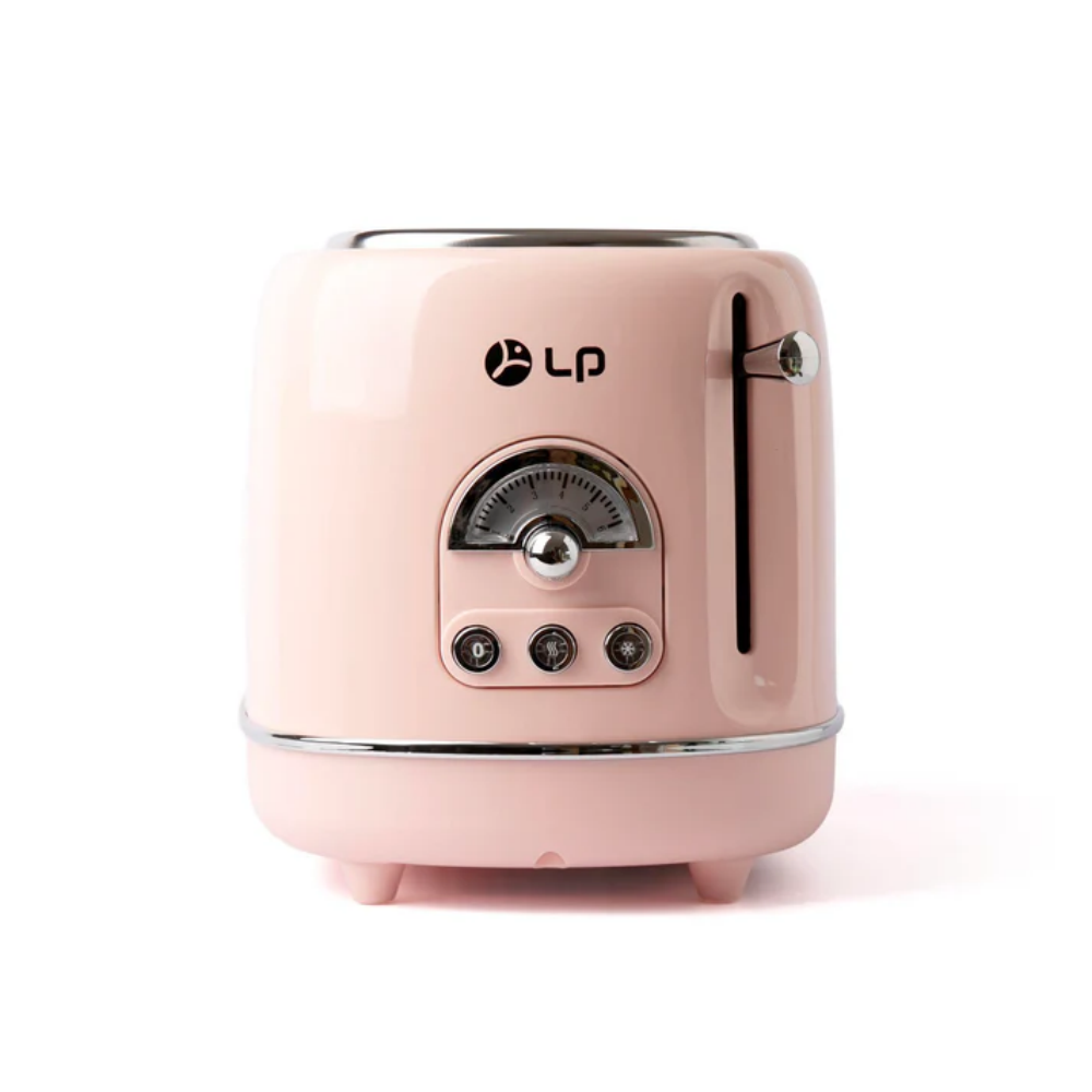 NAMAJUNAS Retro Toaster Rosa (815 Watt, Schlitze: 2)