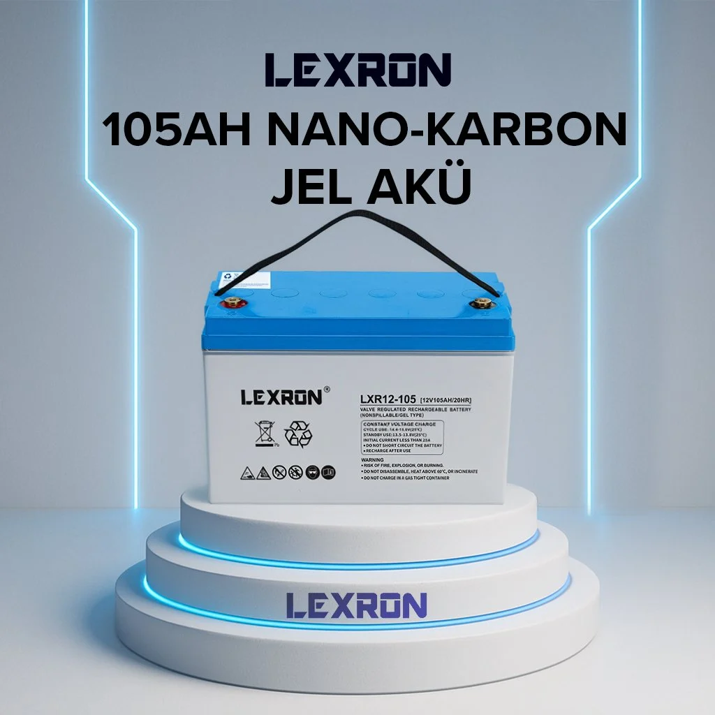 LEXIP Lexron 105AH-12V Nano-Karbon Jel Akü