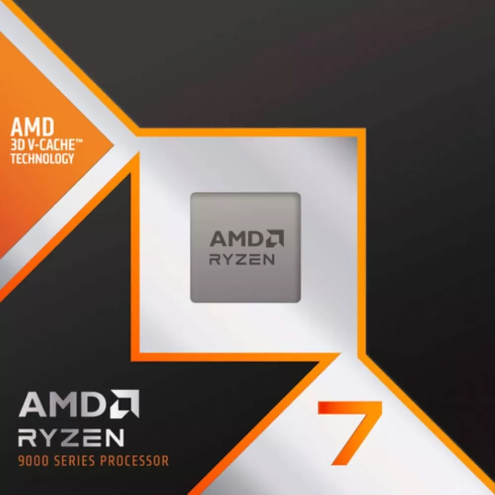 Procesor AMD Ryzen serii 9000 z technologią 3D V-Cache.