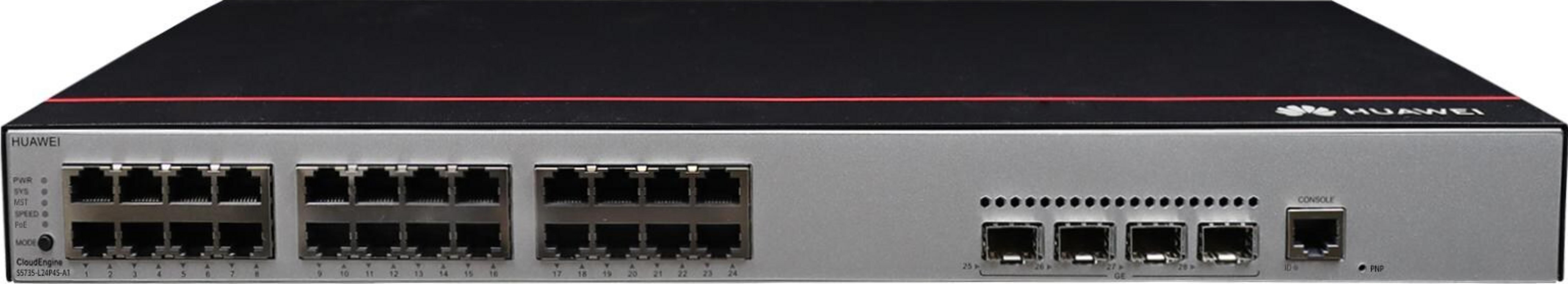 Switch  - CloudEngine S5735-L24P4S-A1 HUAWEI, Gris