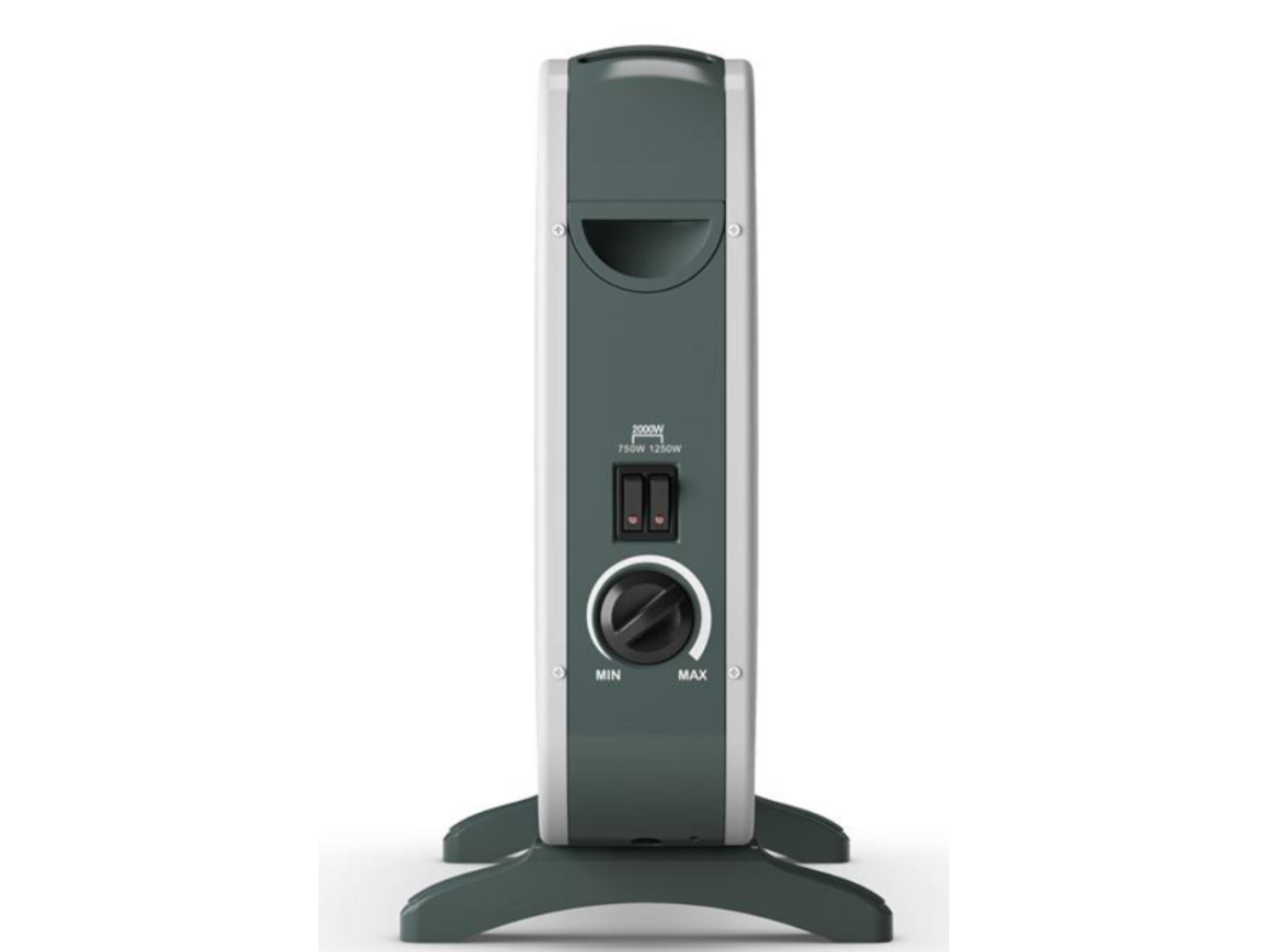 OLIMPIA SPLENDID Caleo Metal Fan heater Silver