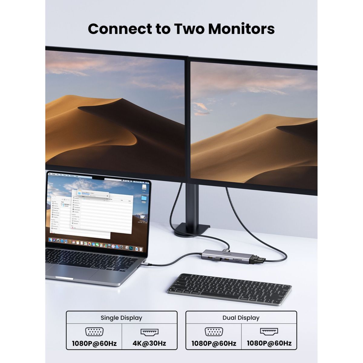 UGREEN 15601 ADAPTATEUR MULTIFONCTION USB-C Station d'accueil