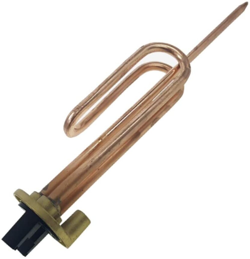 Accesorio para termo  - Resistencia Curva 1500W + Ánodo + Junta Termos Cointra Thermor Ariston RECAMANIA, Gris