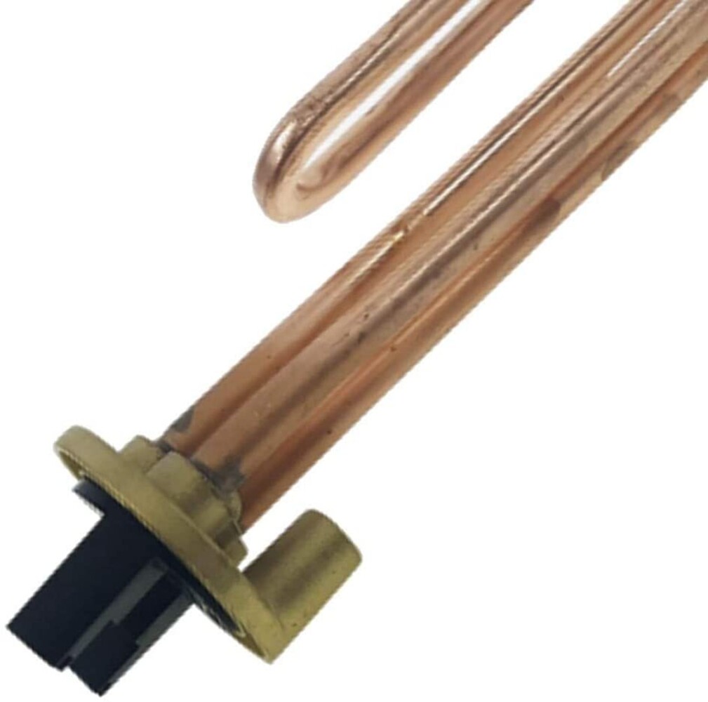 Accesorio para termo  - Resistencia Curva 1500W + Ánodo + Junta Termos Cointra Thermor Ariston RECAMANIA, Gris