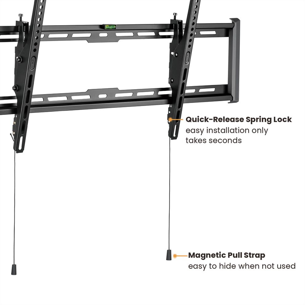 SUPPORTO TV INCLINABILE VALUE Roline/ staffa a parete inclinabile VESA da 43 " a 90 ", portata max 75 kg, VESA max 800x400