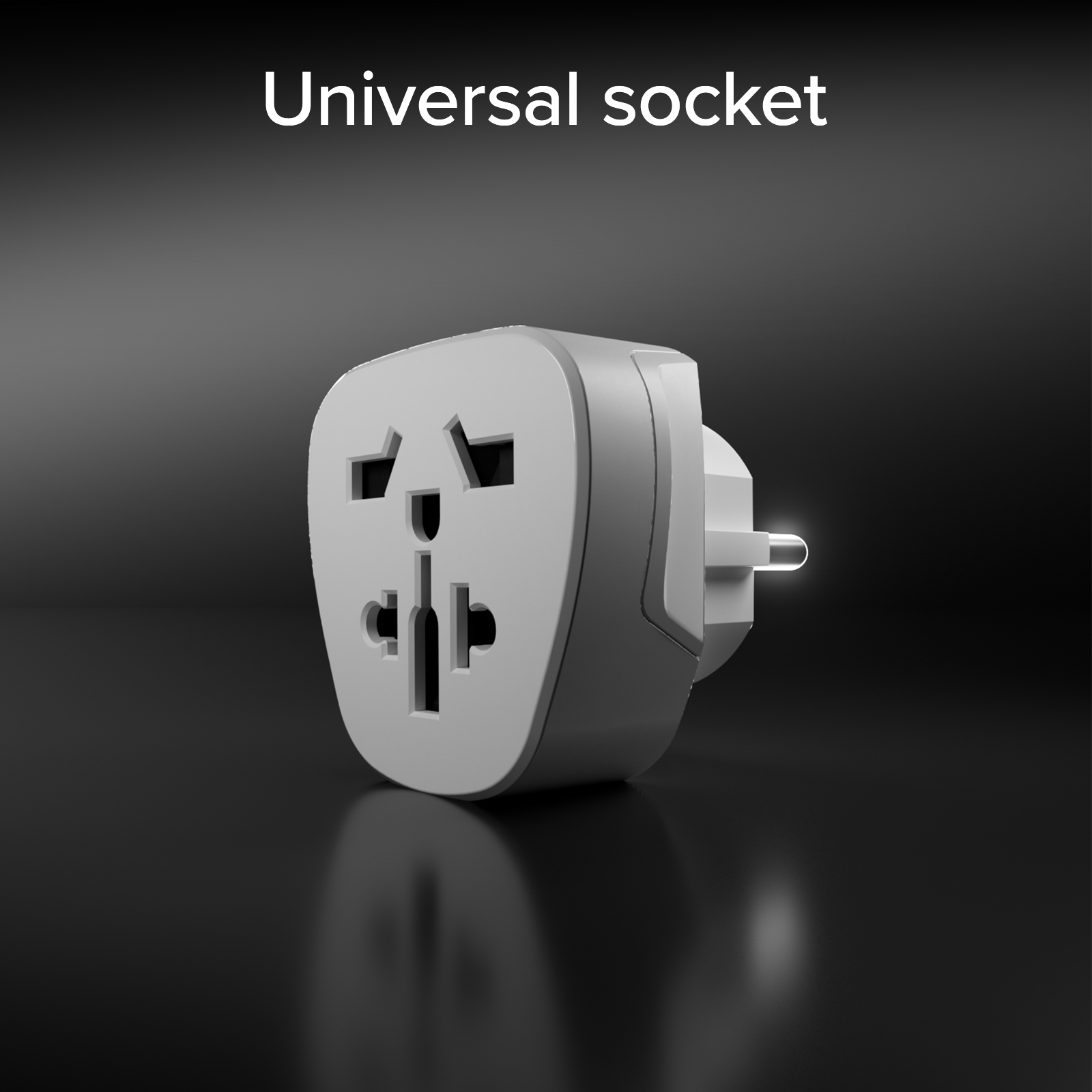 Cargador de móvil - SBS ADAPTADOR DE VIAJE MUNDIAL, Blanco