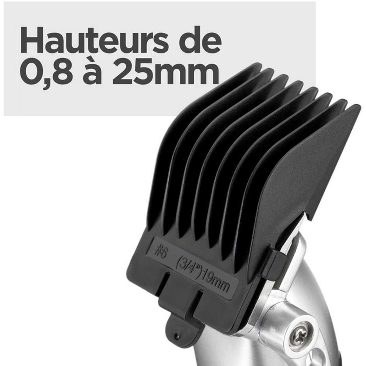 TAGLIACAPELLI BABYLISS P1359E, 8 attacchi, lunghezza di taglio 45 mm, Lavabile