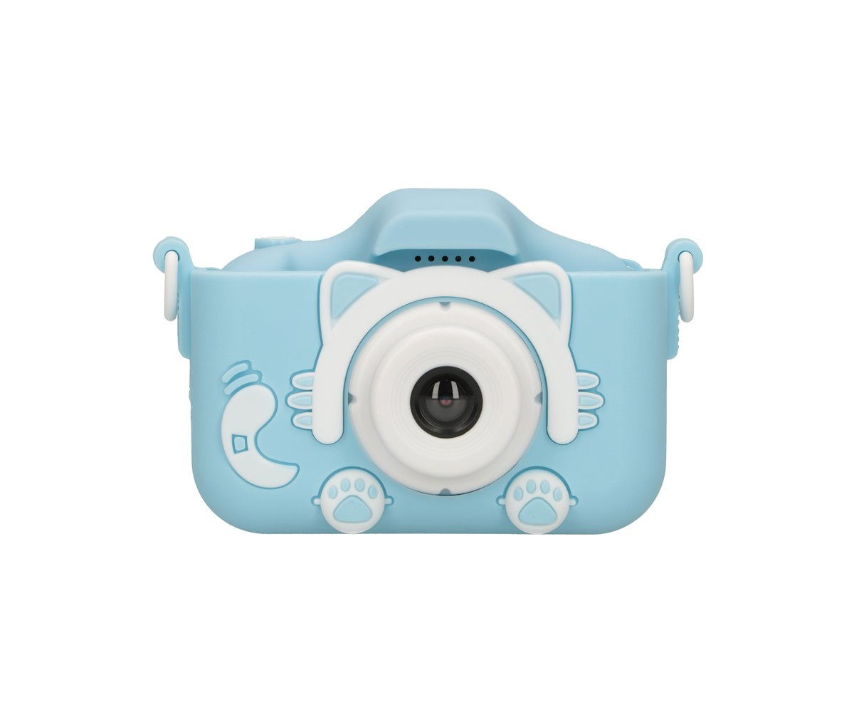 FOTOCAMERA DIGITALE PER BAMBINI EXTRALINK H27, Risoluzione 12 MP, 12 megapixel, Azzurro, Bianco