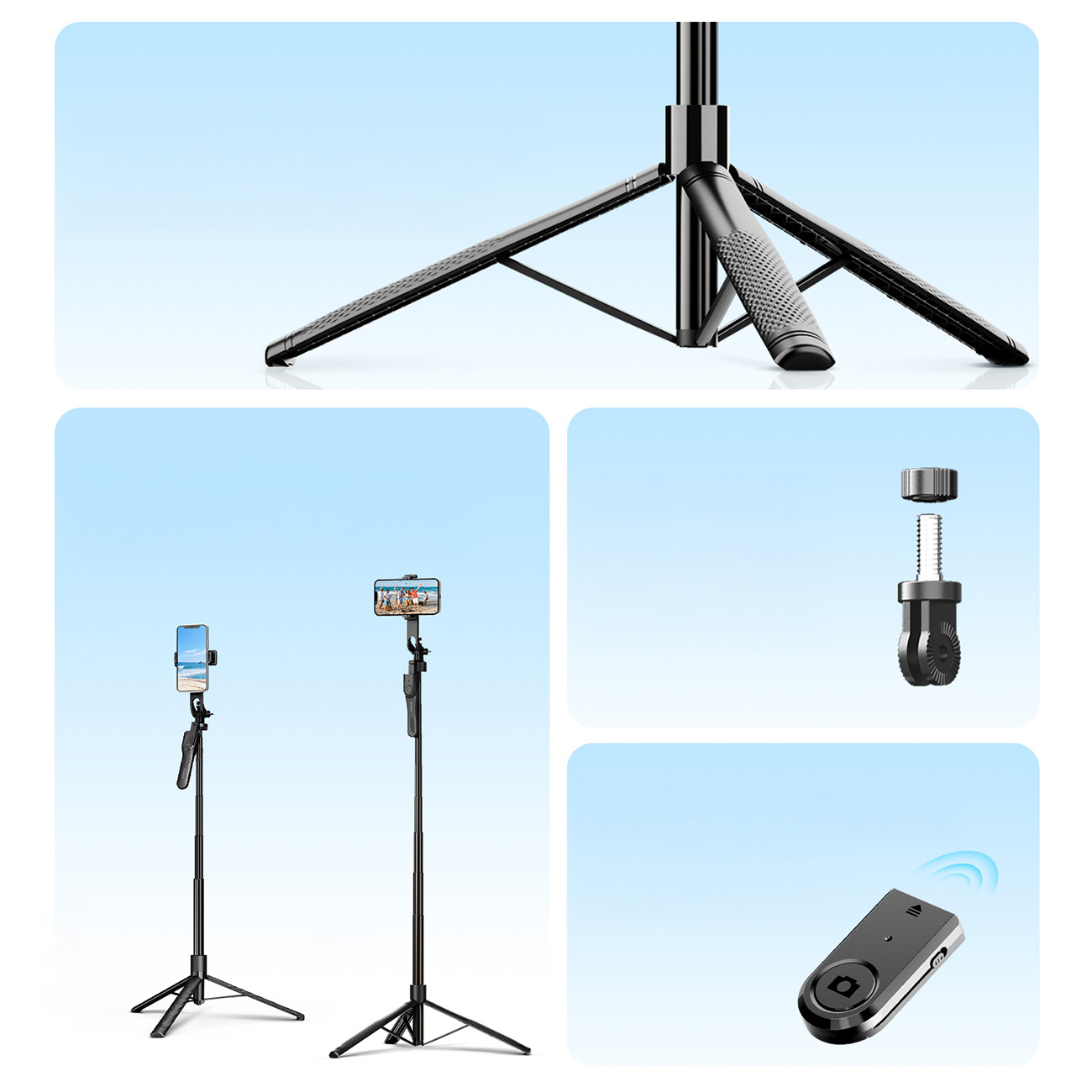 SUPPORTO ORICO SPM215 asta selfie con treppiede e telecomando