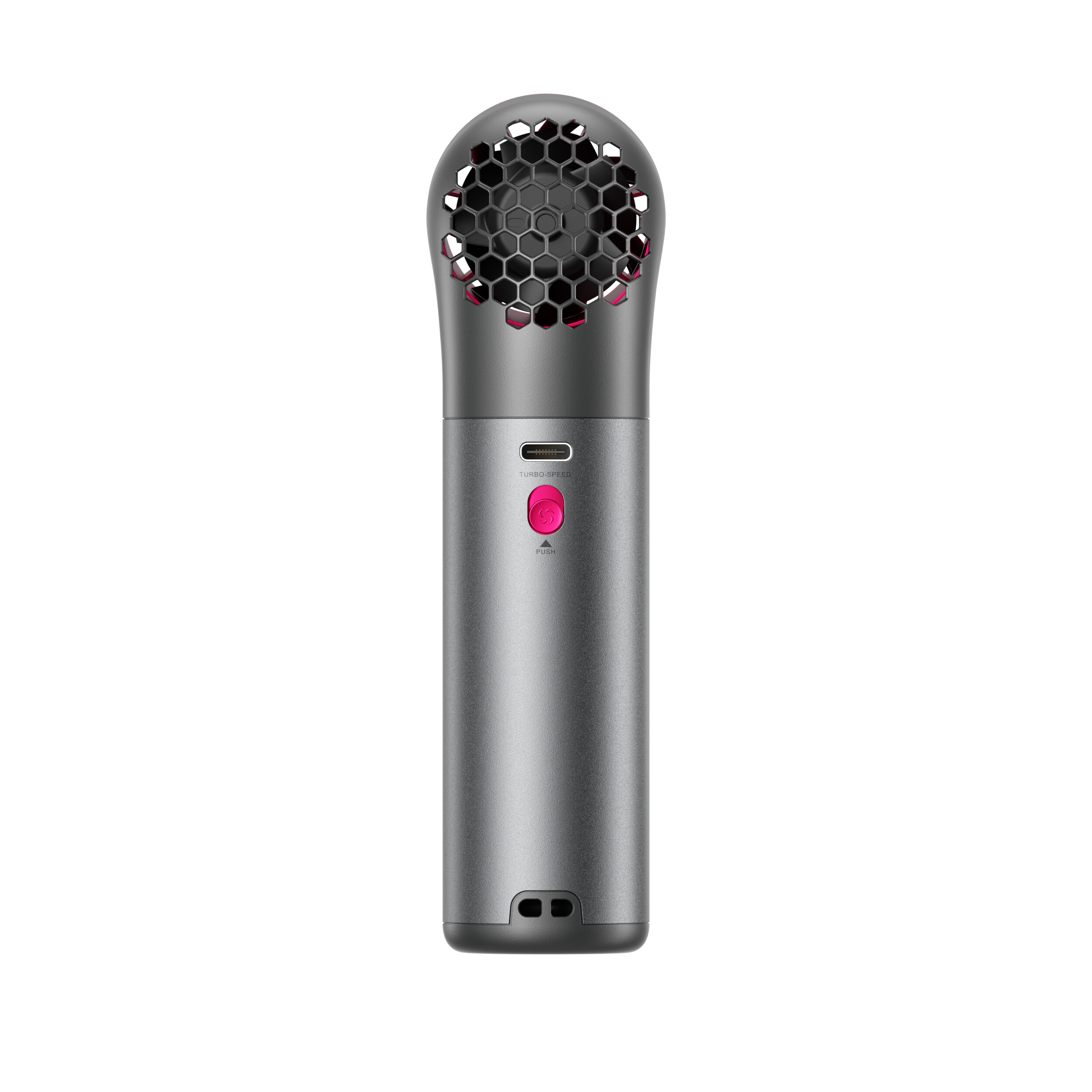 VENTILATORE MANUALE AECOOLY Aero Ultra, Grigio/Rosa