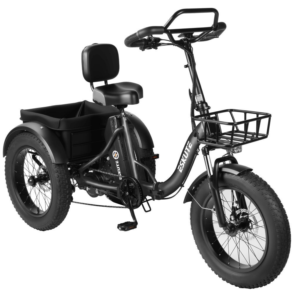 Bicicletta pieghevole ESKUTE T302 Pro+(Borsa per telefono + Specchietti retrovisori + Lucchetto a combinazione )