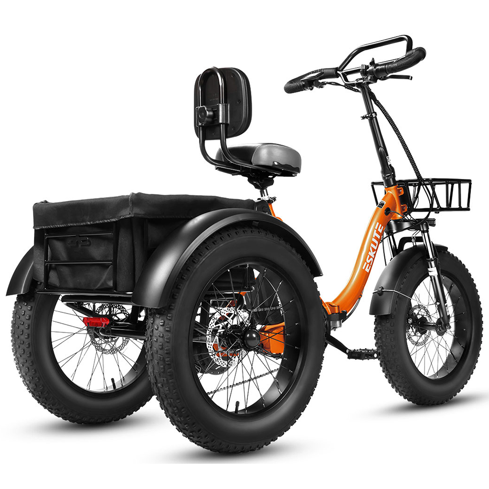 Bicicletta pieghevole ESKUTE T302 Pro+(Borsa per telefono + Specchietti retrovisori + Lucchetto a combinazione )