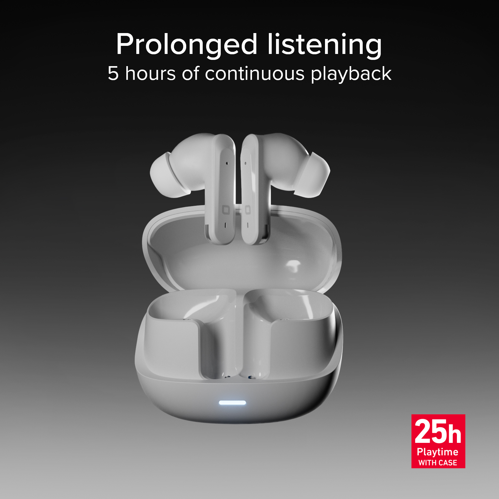 SBS TEEARTWSMAIBTW AURICOLARI WIRELESS, Trasparente