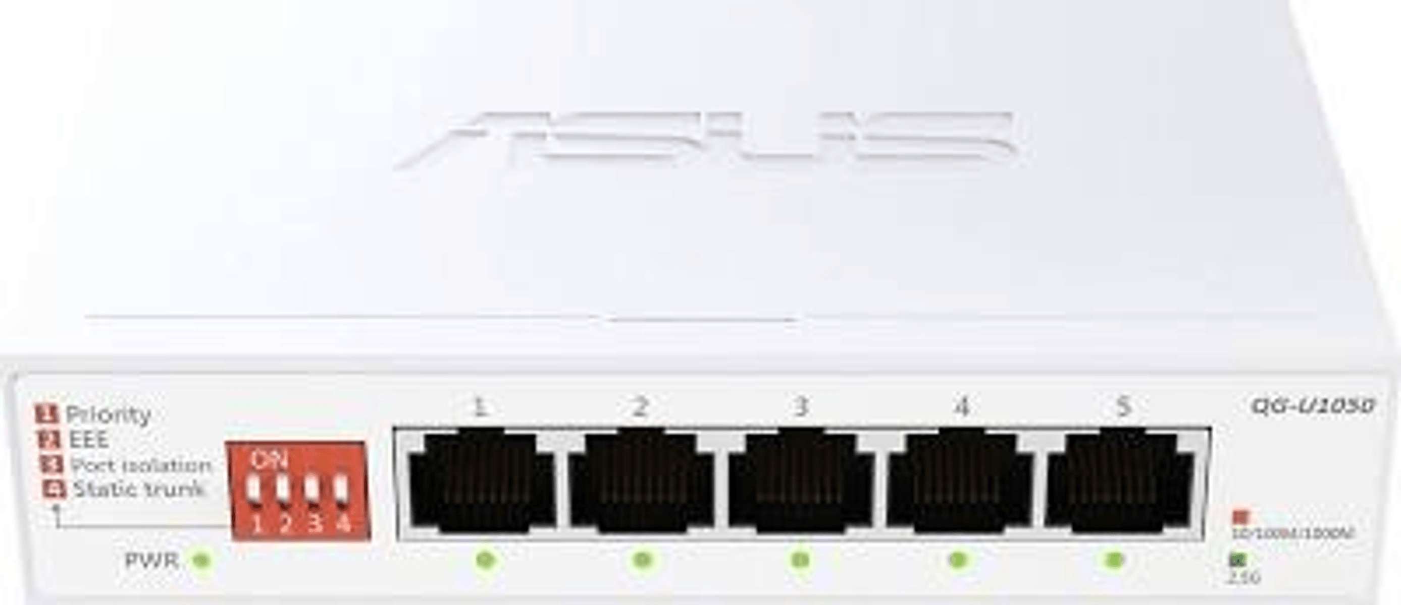 ASUS QG-U1050 5-Port 2.5G Yönetilemeyen Switch Beyaz