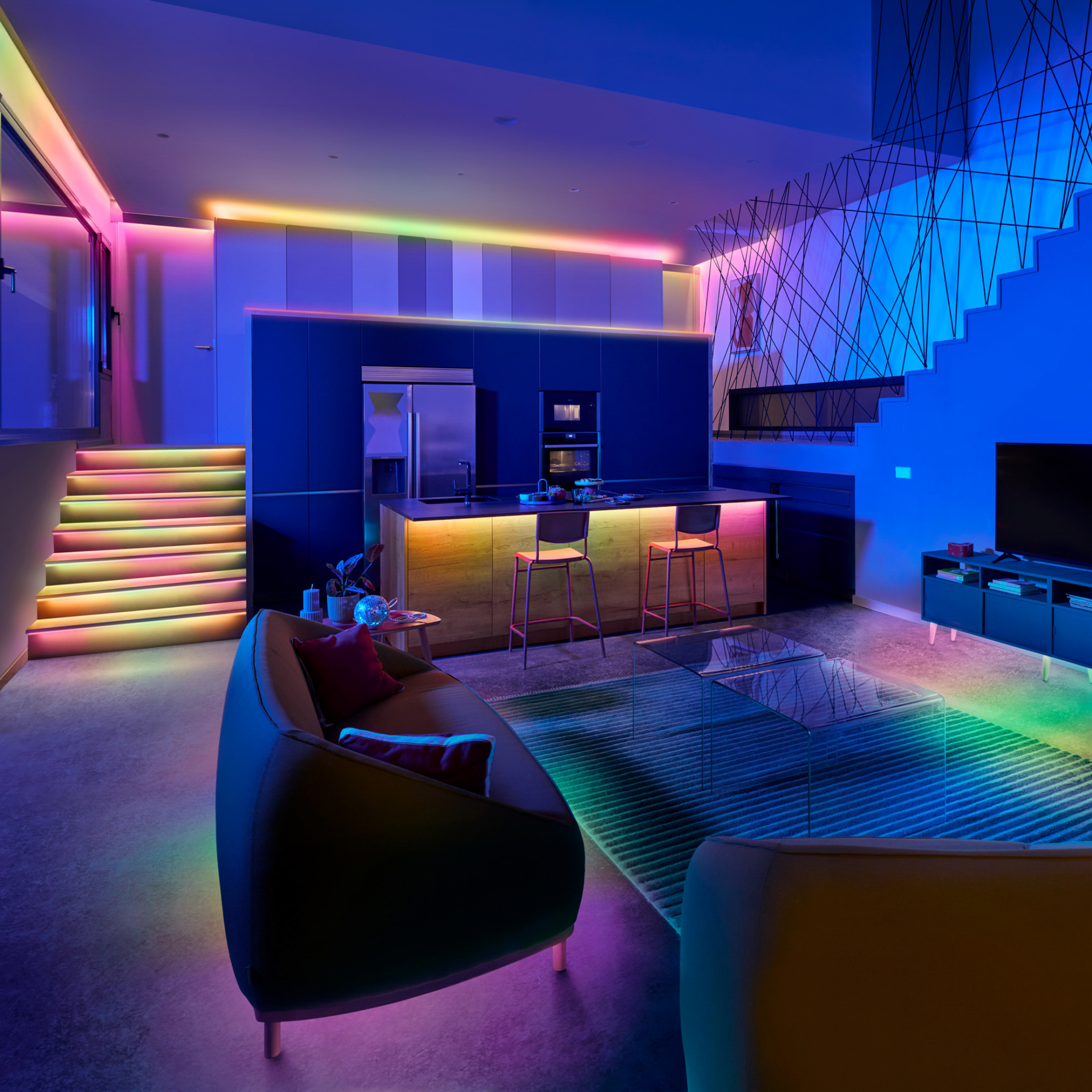 STRISCIA LED WIZ RGBIC 4 m, 16 milioni di colori