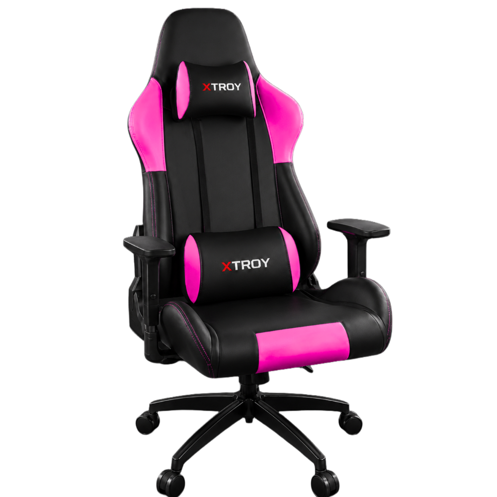 XTROY Urug Model 180° Yatan Oyuncu Koltuğu Pembe