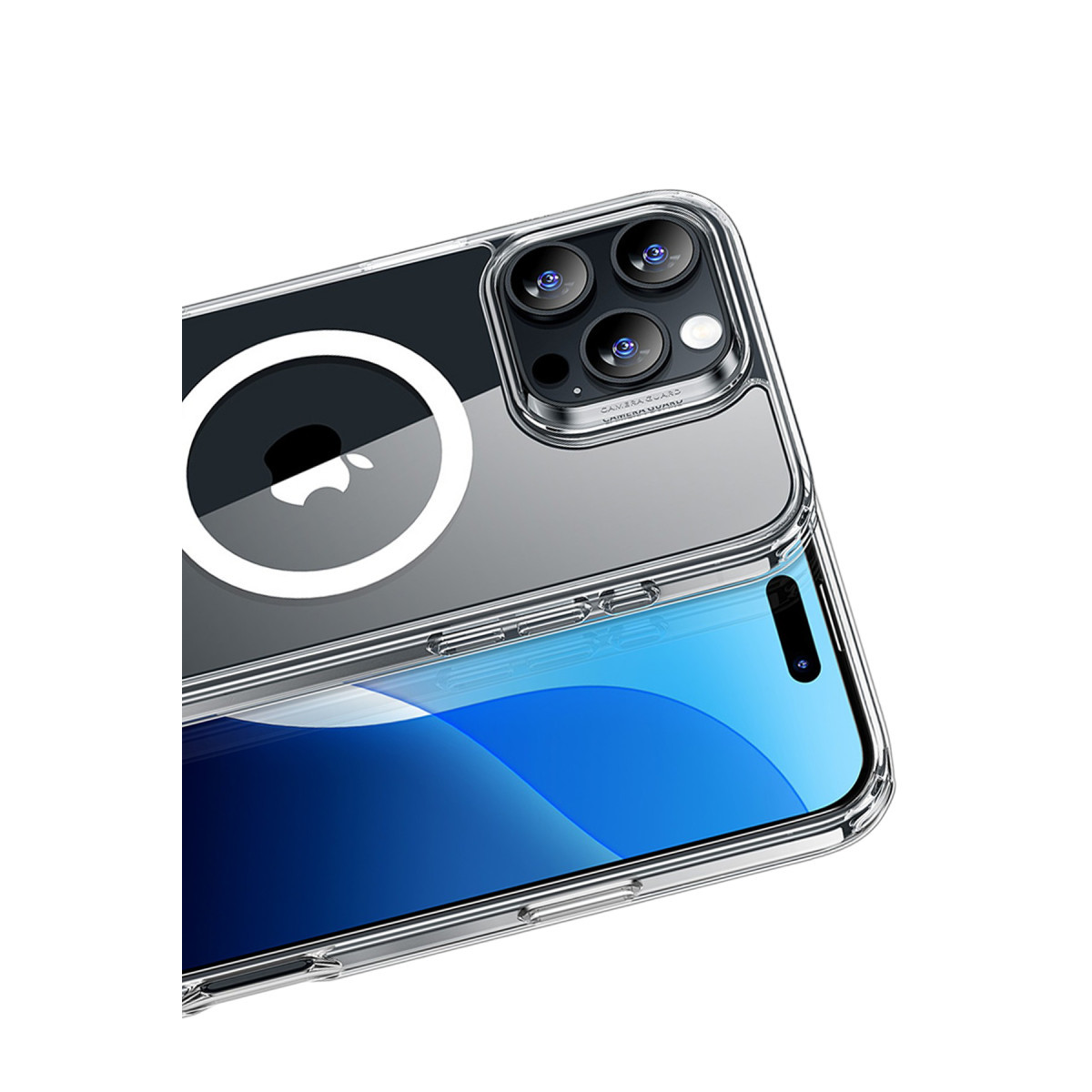 ESR Apple iPhone 16 Pro Uyumlu Classic Hybrid Magsafe Kapak Telefon Kılıfı Şeffaf