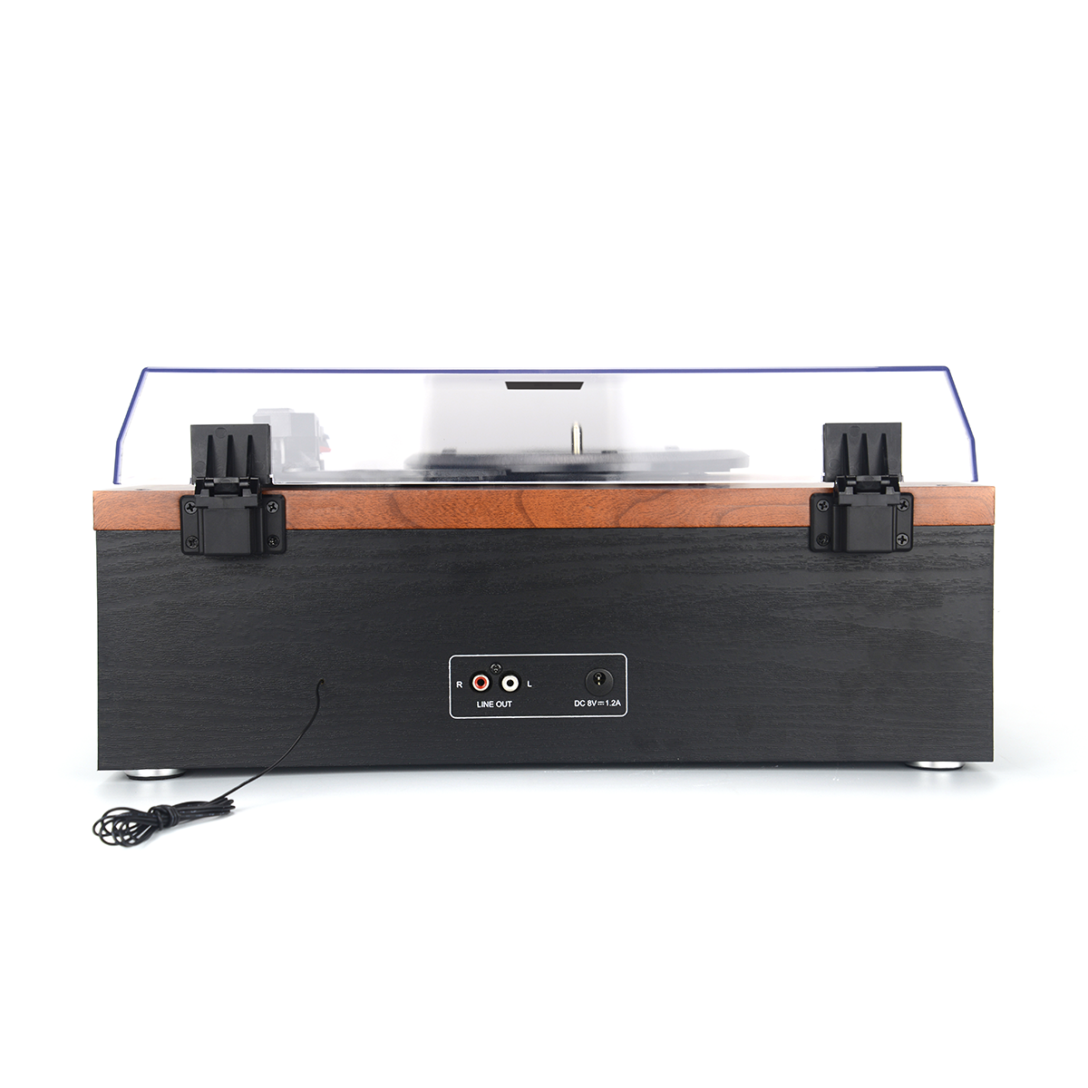 Gramofon AKAI Bluetooth 5.0 CD FM USB ATT-14BT Brązowo - czarny
