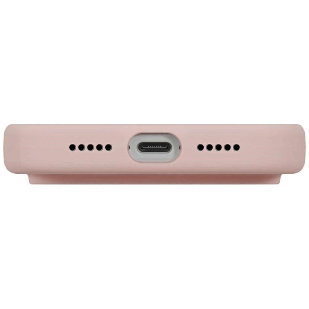 UNIQ iPhone 17 Pro Uyumlu Lino Hybrid Magsafe Kapak Telefon Kılıfı Pembe