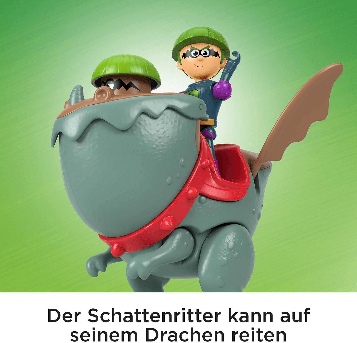 Juego de imitación - FISHER-PRICE Gus the Itsy Bitsy Knight Dragon & Knights Catapult, Fisher Price Imaginext, 16 cm, 3 año(s), Plástico