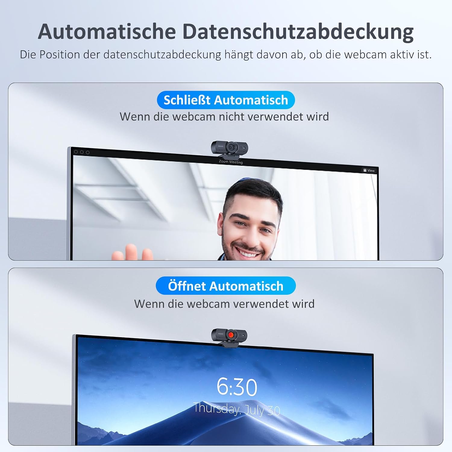 Webcam  - HelloView C1 MANIKE, Negro