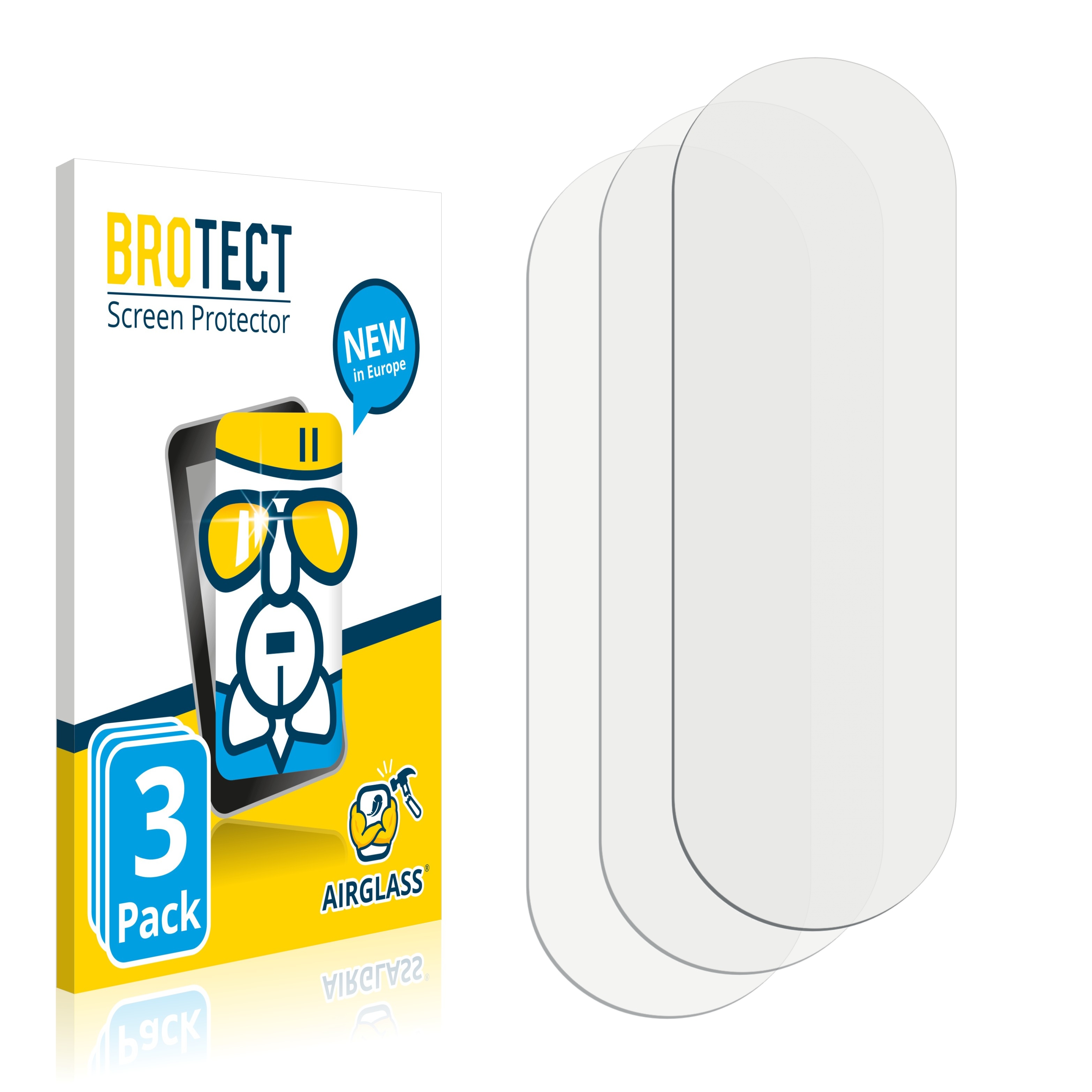 BROTECT 3x Airglass klare Schutzfolie(für Sony Xperia 10 II (NUR Kamera))