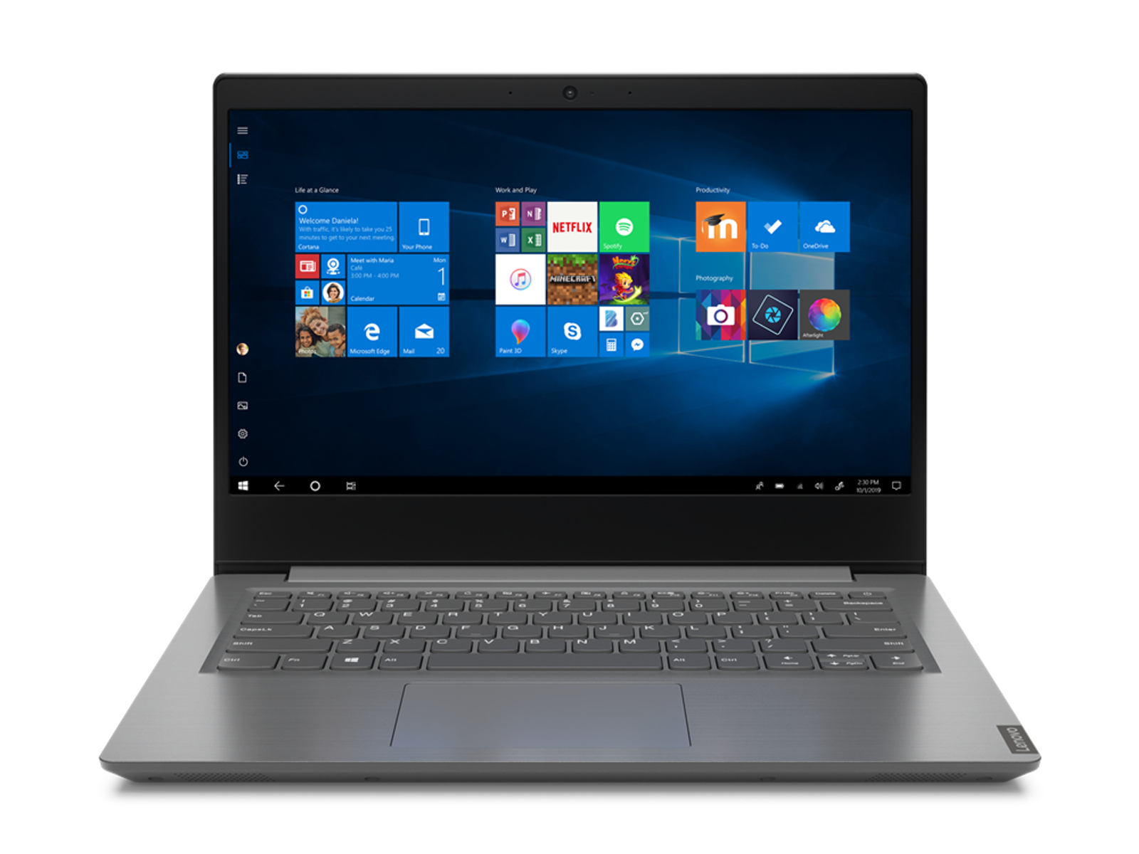 Portátil - LENOVO 82c400u2sp, 14 ", Full-HD, i5-1035G1, 8 GB, 256 GB, SSD, No disponible, Windows 10 Home, Gris
