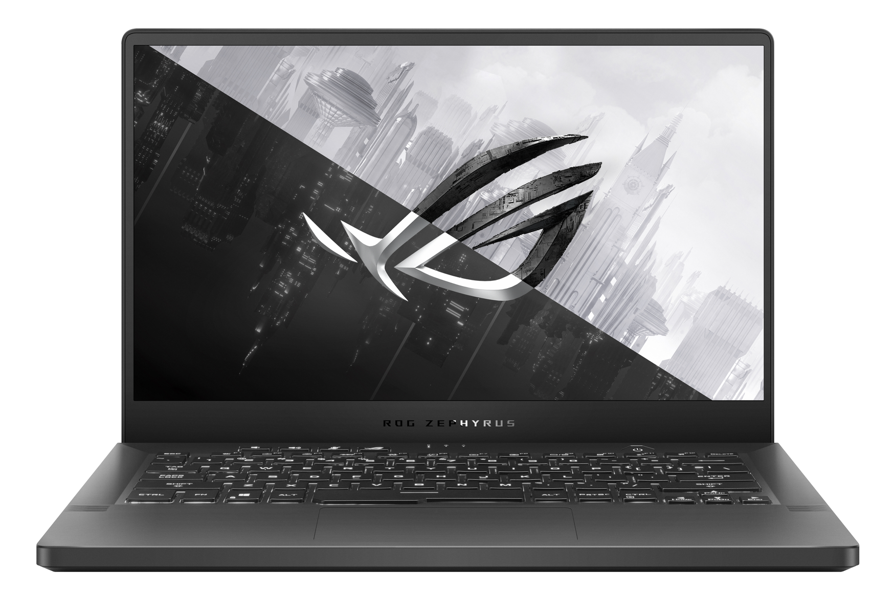 Portátil - ASUS GA401QC-HZ018, 14 ", AMD Ryzen 7 5800HS, 16 GB, 1000 GB, SSD, GeForce RTX 3060, FreeDOS (Sin sistema operativo), Space Grey
