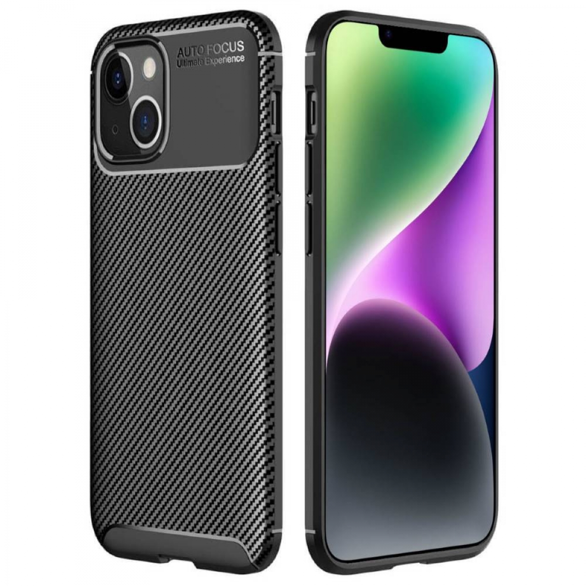 Carbon, Backcover, Apple, iPhone 14, Schwarz MediaMarkt