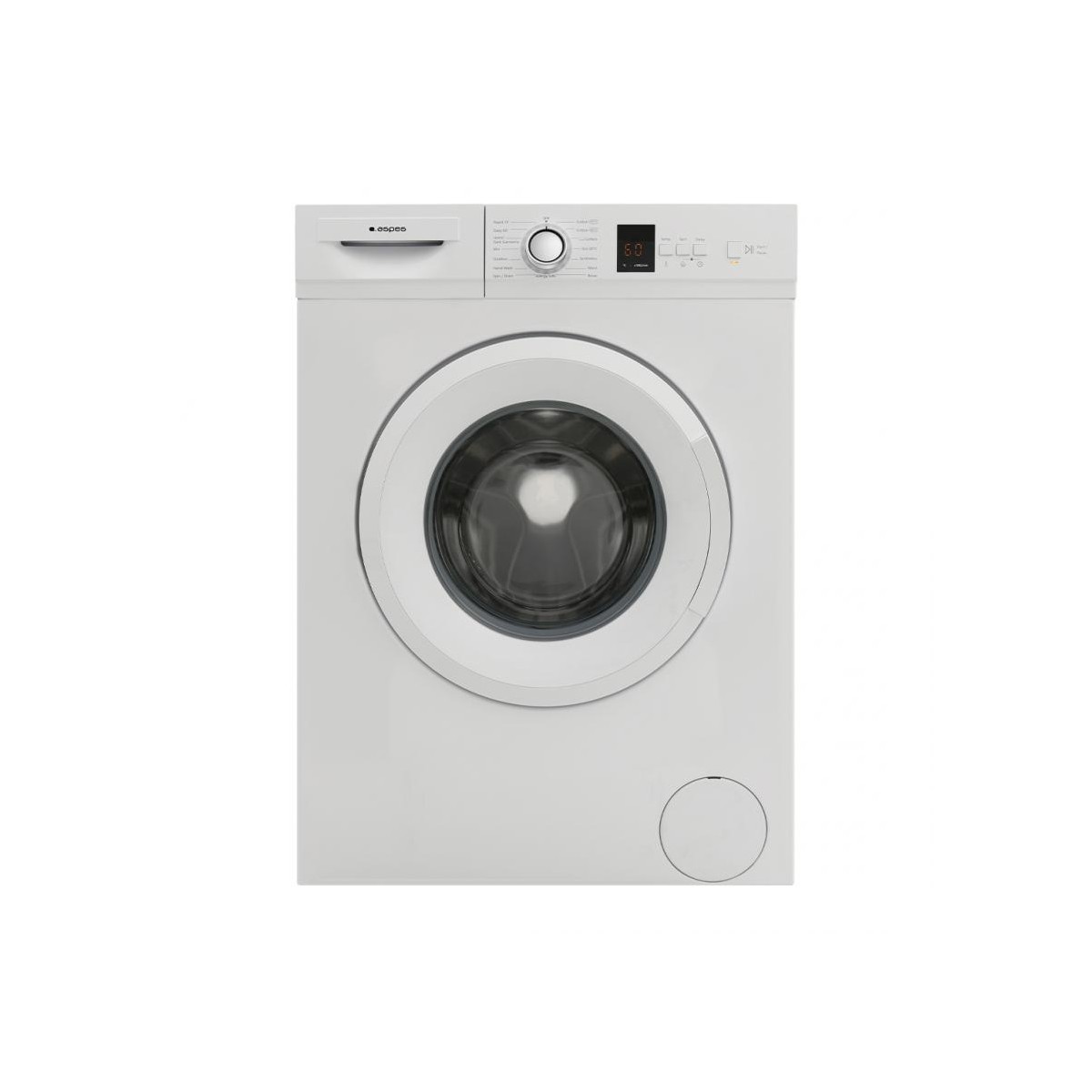 Lavadora 8kg Aspes universal 1000 rpm 845cm 597cm 557cm blanca display digital alf2108 8