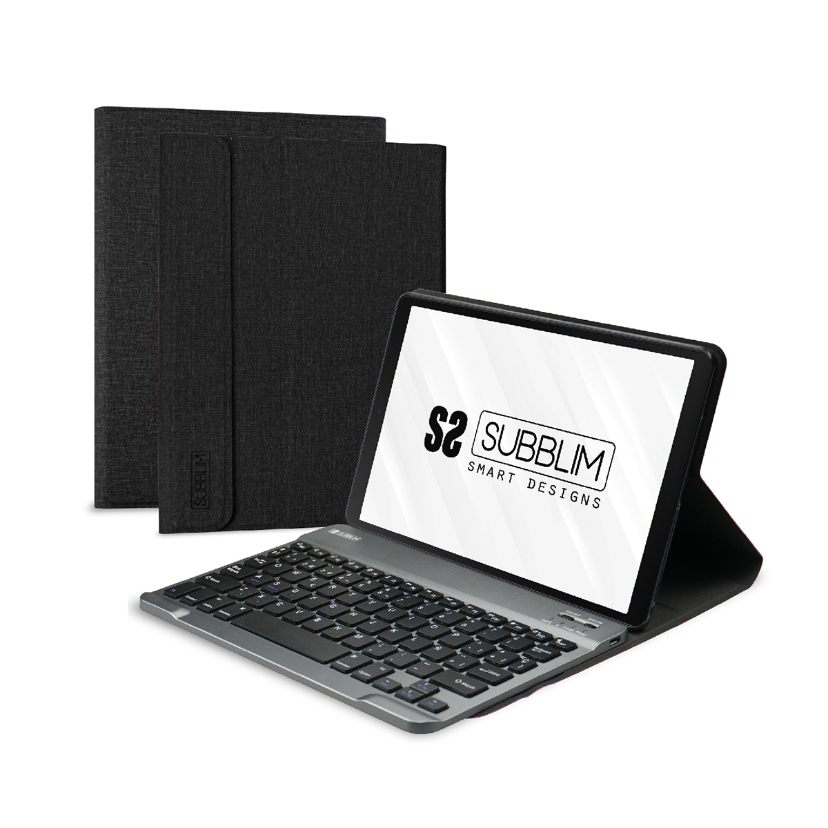 Subblim Keytab Pro bt lenovo tab m10 plus 3a gen 10.6” funda con teclado tb125f128f negro tablet para 3ª 106