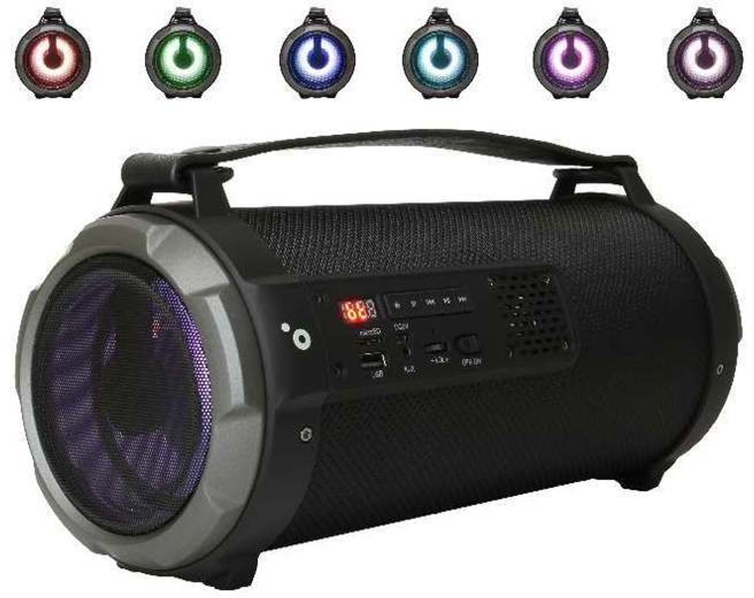 Altavoz inalámbrico - MUSCLECAPSULEBK SUNSTECH, Negro