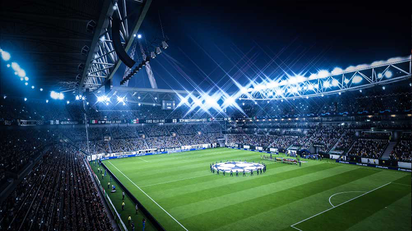 Fotbollsplan i FIFA 19