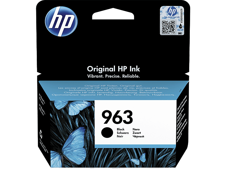 HP 963 Svart (3JA26AE) - Original Bläckpatron