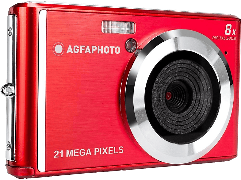 AGFA DC5200 kompakt digitális fényképezőgép, piros (AG-DC5200-RD)