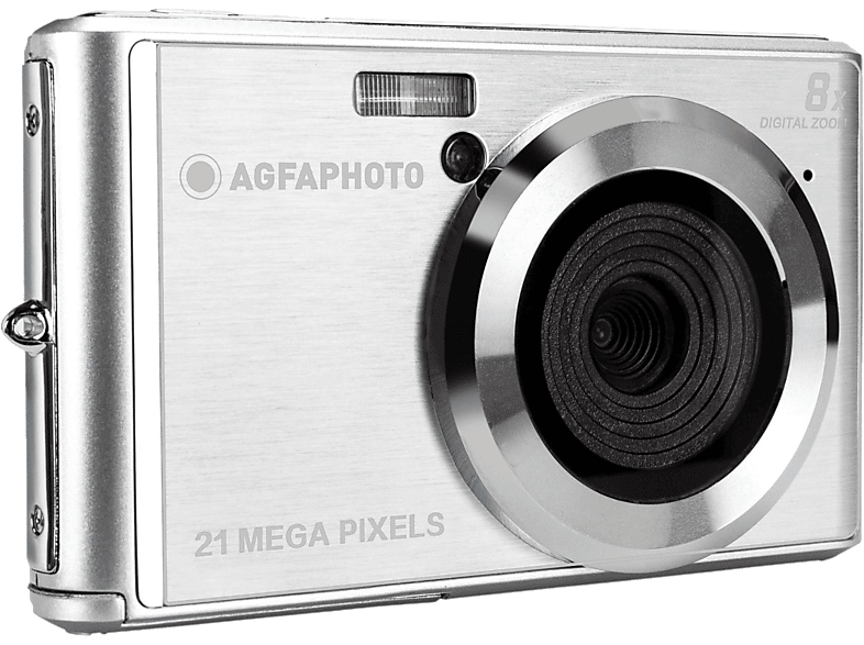 AgfaPhoto Compact Cam DC5200 Digitalkamera, Silber