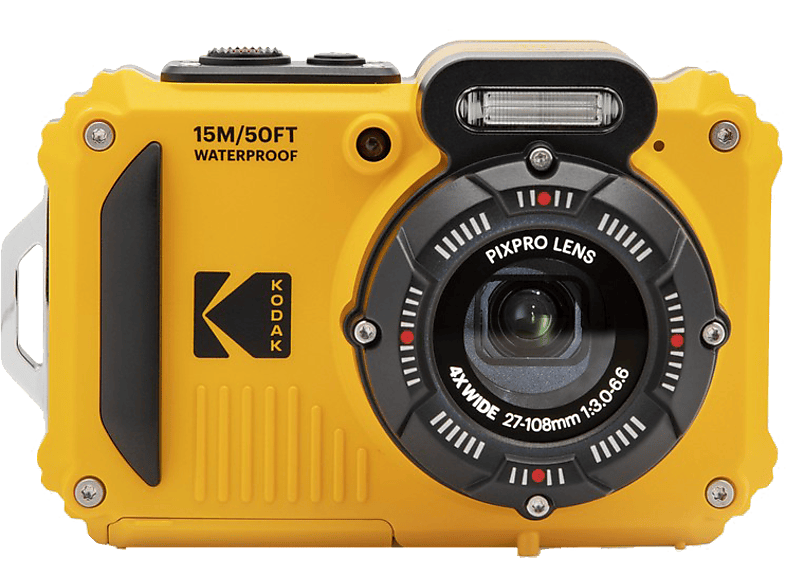 KODAK WPZ2 vízálló, porálló, ütésálló digitális fényképezőgép, sárga (KO-WPZ2-YL)