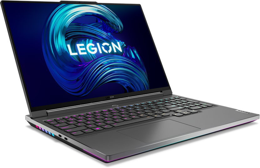 LENOVO Gaming Notebook Legion 7 16IAX7, i9-12900HX, 32GB, 2TB SSD,  RTX 3080Ti, 16 Zoll WQXGA 165Hz, Storm Grey/Black Gaming Notebook, 16 Zoll, WQXGA, Intel® Core™ i9-12900HX Prozessor (30 MB Cache, bis zu 5.00 GHz), 32 GB, 2000 GB SSD, Windows 11 Home, GeForce RTX™ 3080 Ti
