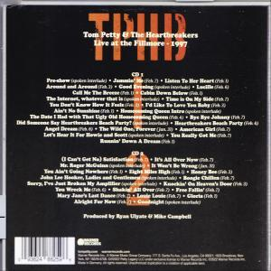 Un boîtier de CD avec le titre 'Tom Petty & The Heartbreakers Live at the Fillmore - 1997'.