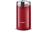 BOSCH TSM6A014R Kaffeemühle (Rot, 180 Watt, Edelstahl-Mahlschale, 2-flügliges Edelstahl-Schlagmesser)