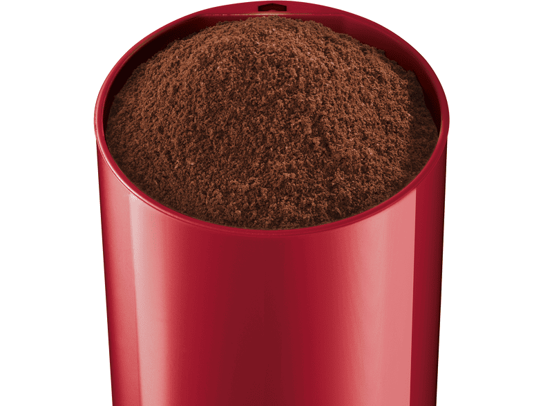 Bosch TSM6A014R Kaffeemühle (Rot, 180 Watt, Edelstahl-Mahlschale, 2-flügliges Edelstahl-Schlagmesser) — Foto 2 von 5