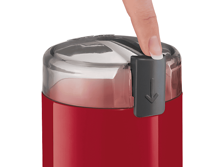 Bosch TSM6A014R Kaffeemühle (Rot, 180 Watt, Edelstahl-Mahlschale, 2-flügliges Edelstahl-Schlagmesser) — Foto 3 von 5