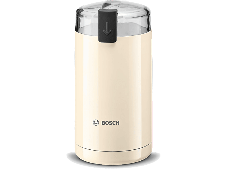 Bosch TSM6A017C Kaffeemühle (Creme, 180 Watt, Edelstahl-Mahlschale, 2-flügliges Edelstahl-Schlagmesser)