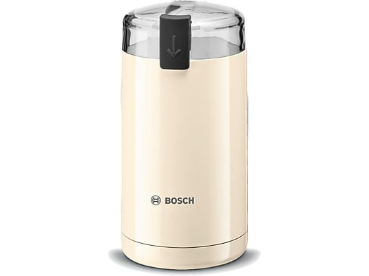 BOSCH TSM6A017C Kaffeemühle (Creme, 180 Watt, Edelstahl-Mahlschale, 2-flügliges Edelstahl-Schlagmesser)