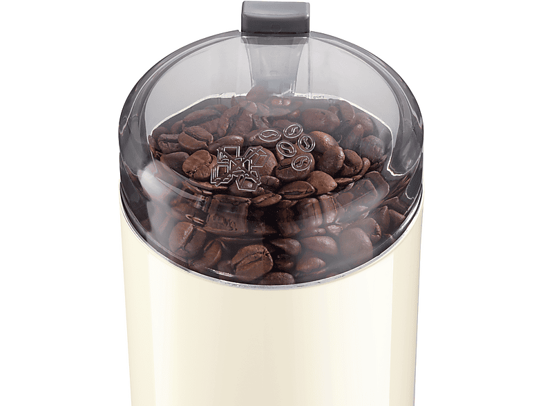 Bosch TSM6A017C Kaffeemühle (Creme, 180 Watt, Edelstahl-Mahlschale, 2-flügliges Edelstahl-Schlagmesser) — Foto 2 von 5