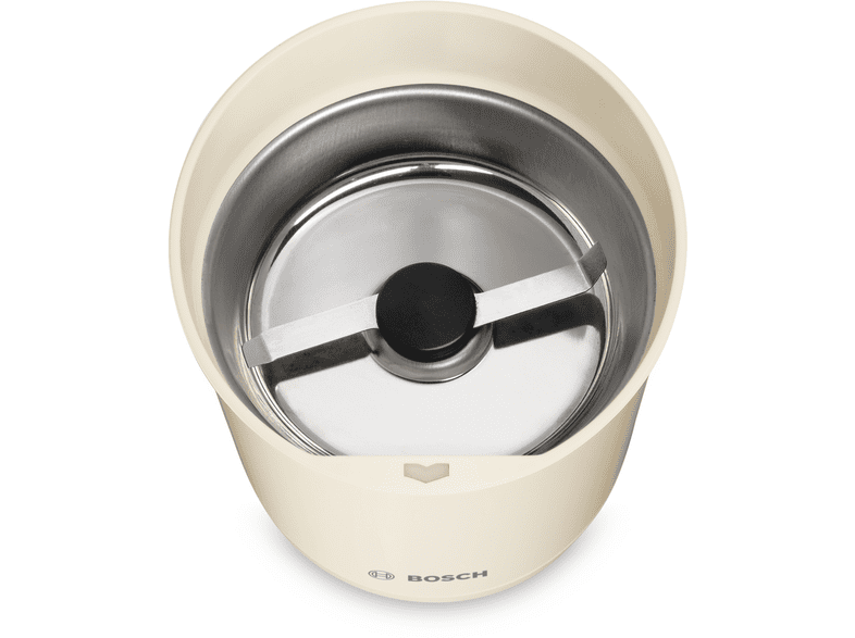Bosch TSM6A017C Kaffeemühle (Creme, 180 Watt, Edelstahl-Mahlschale, 2-flügliges Edelstahl-Schlagmesser) — Foto 4 von 5